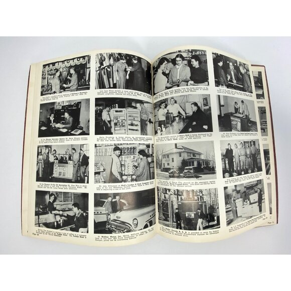 1954 David City High School Nebraska Scout Yearbook Embossed Cover No Writing - Picture 3 of 12